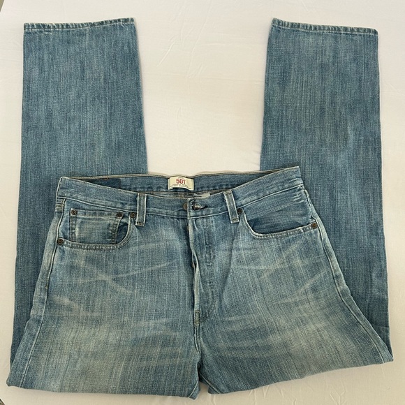 LEVI’S 501 Straight Cut Jeans / Men’s - Picture 7 of 14